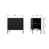 ADAM LADEKAST GRENEN ZWART [fsc]