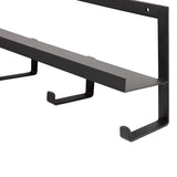 WOOOD - Quinn kapstok 5 haken metaal zwart