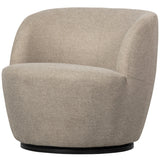 WOOOD - Serra draaifauteuil geweven stof zand