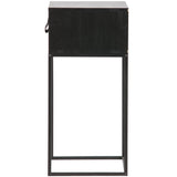 ZOLA NACHTKASTJE MET LADE GEBORSTELD DIEPZWART [fsc]