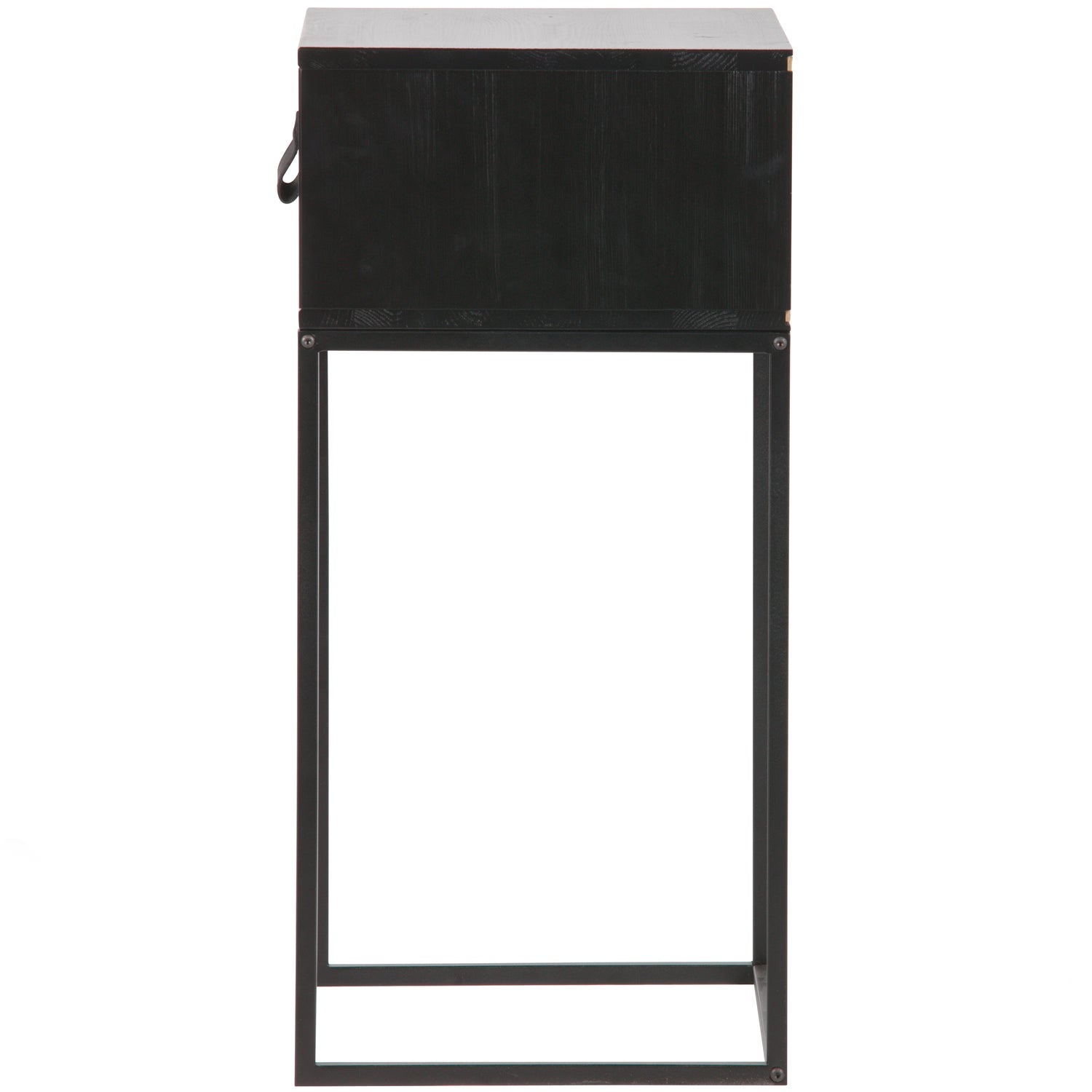 ZOLA NACHTKASTJE MET LADE GEBORSTELD DIEPZWART [fsc]