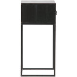 ZOLA NACHTKASTJE MET LADE GEBORSTELD DIEPZWART [fsc]