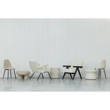 WOOOD - Rowan poef met brede top boucle naturel