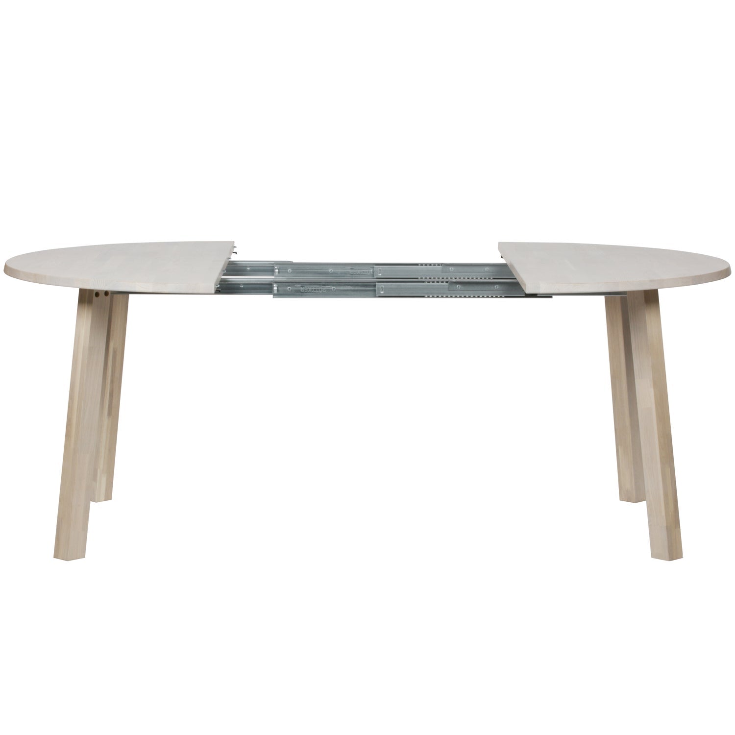 LANGE JAN UITSCHUIFBARE EETTAFEL ROND EIKEN SYDNEY [fsc]