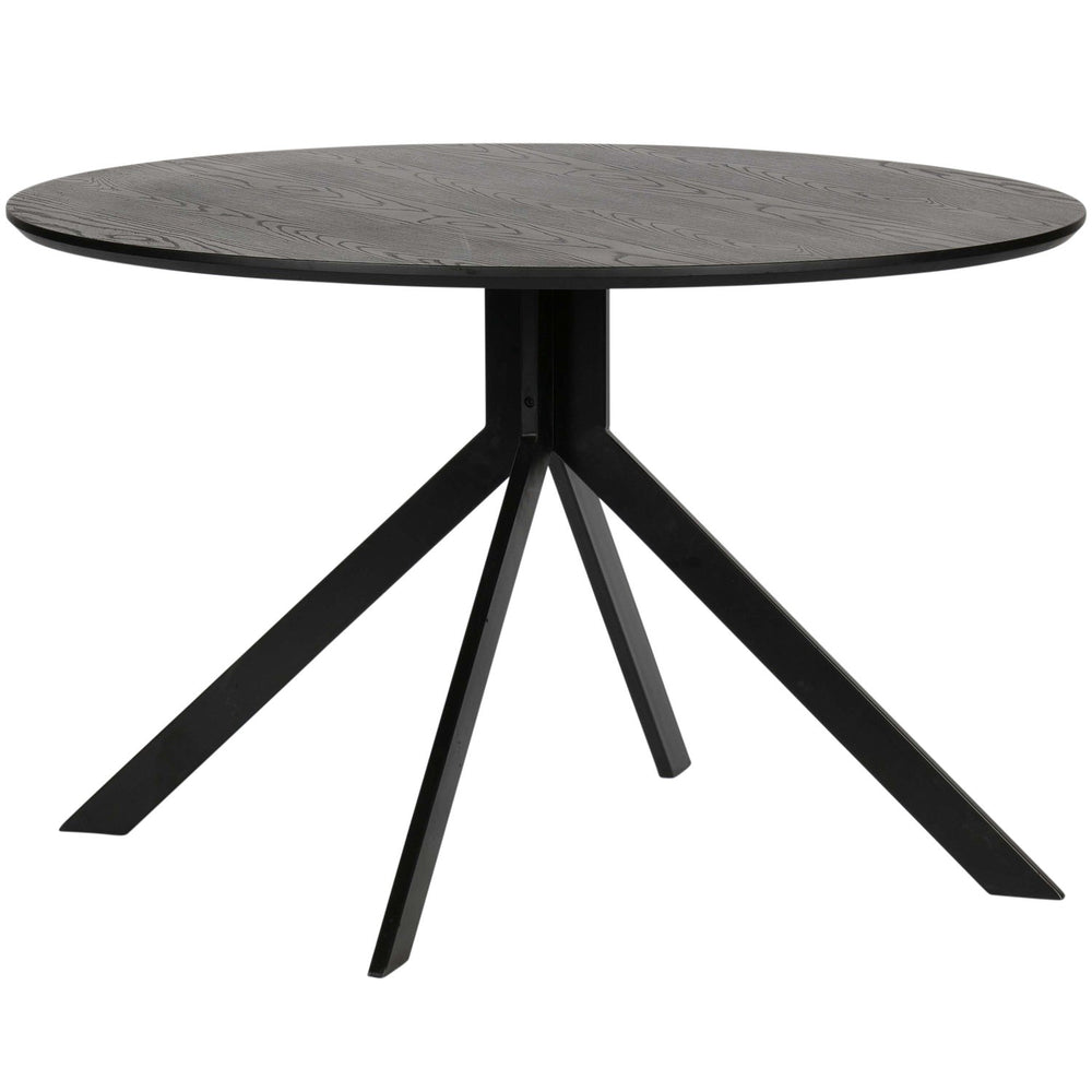BRUNO EETTAFEL ROND MDF ZWART O120 CM