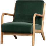 WOOOD - Mark fauteuil geweven stof flesgroen