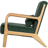 WOOOD - Mark fauteuil geweven stof flesgroen