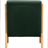WOOOD - Mark fauteuil geweven stof flesgroen