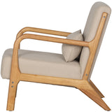 WOOOD - Mark fauteuil geweven stof naturel