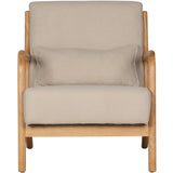 WOOOD - Mark fauteuil geweven stof naturel