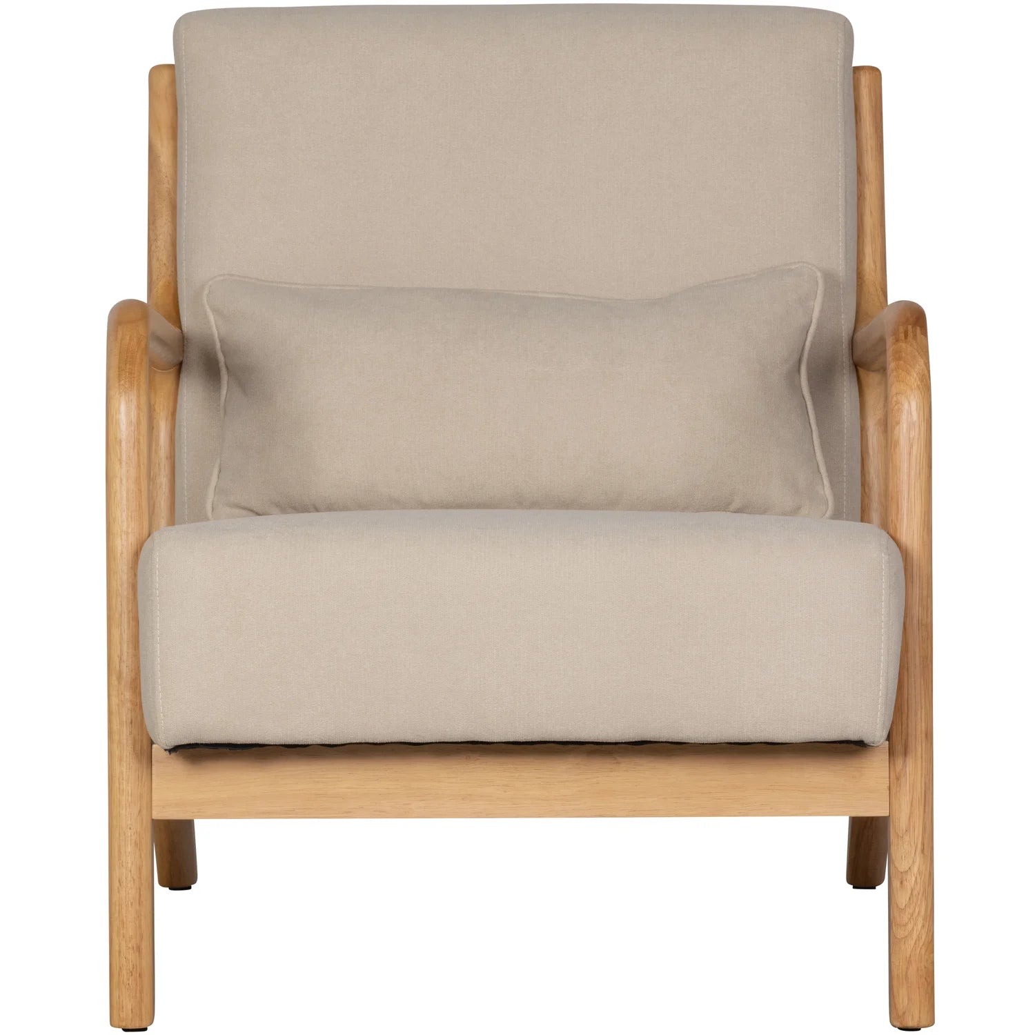 WOOOD - Mark fauteuil geweven stof naturel