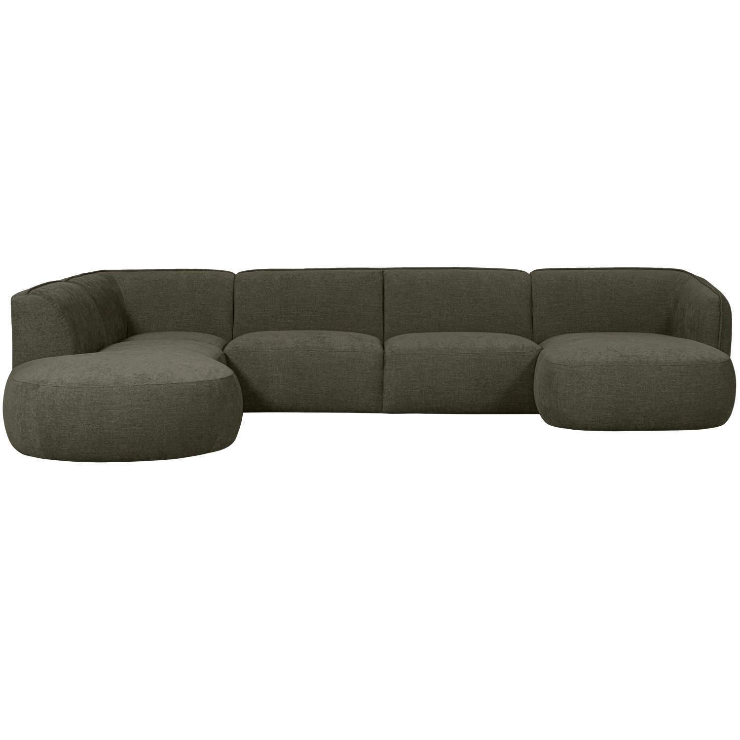 POLLY BANK U-VORM LINKS WARM GROEN