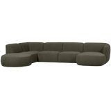 POLLY BANK U-VORM LINKS WARM GROEN