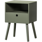 WOOOD - Ozzy nachtkastje houtwarm groen