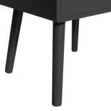 WOOOD - Ozzy nachtkastje hout zwart