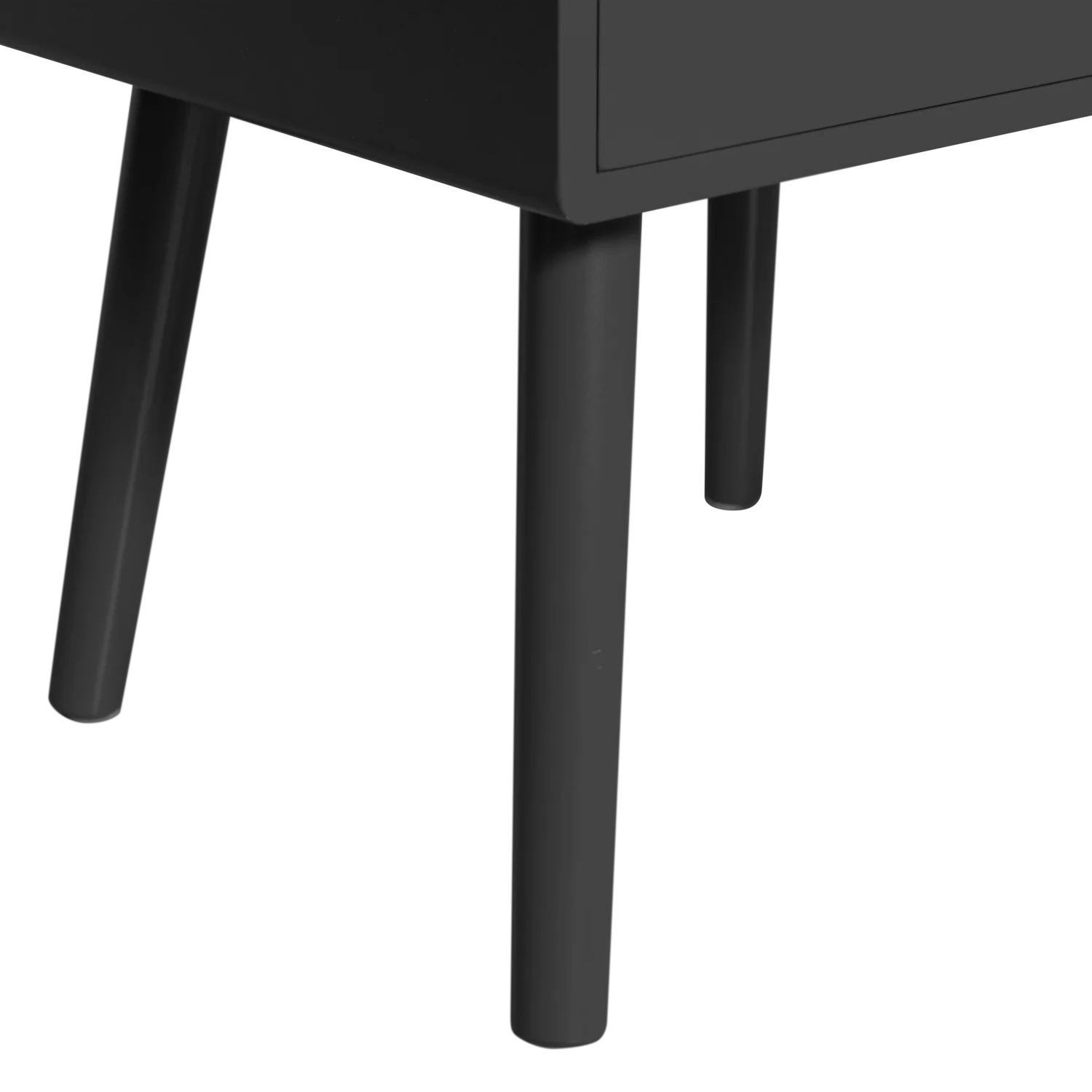 WOOOD - Ozzy nachtkastje hout zwart