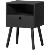 WOOOD - Ozzy nachtkastje hout zwart