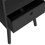 WOOOD - Ozzy nachtkastje hout zwart