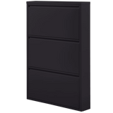 WOOOD - Sabine 3-vaks schoenenkast metaal zwart