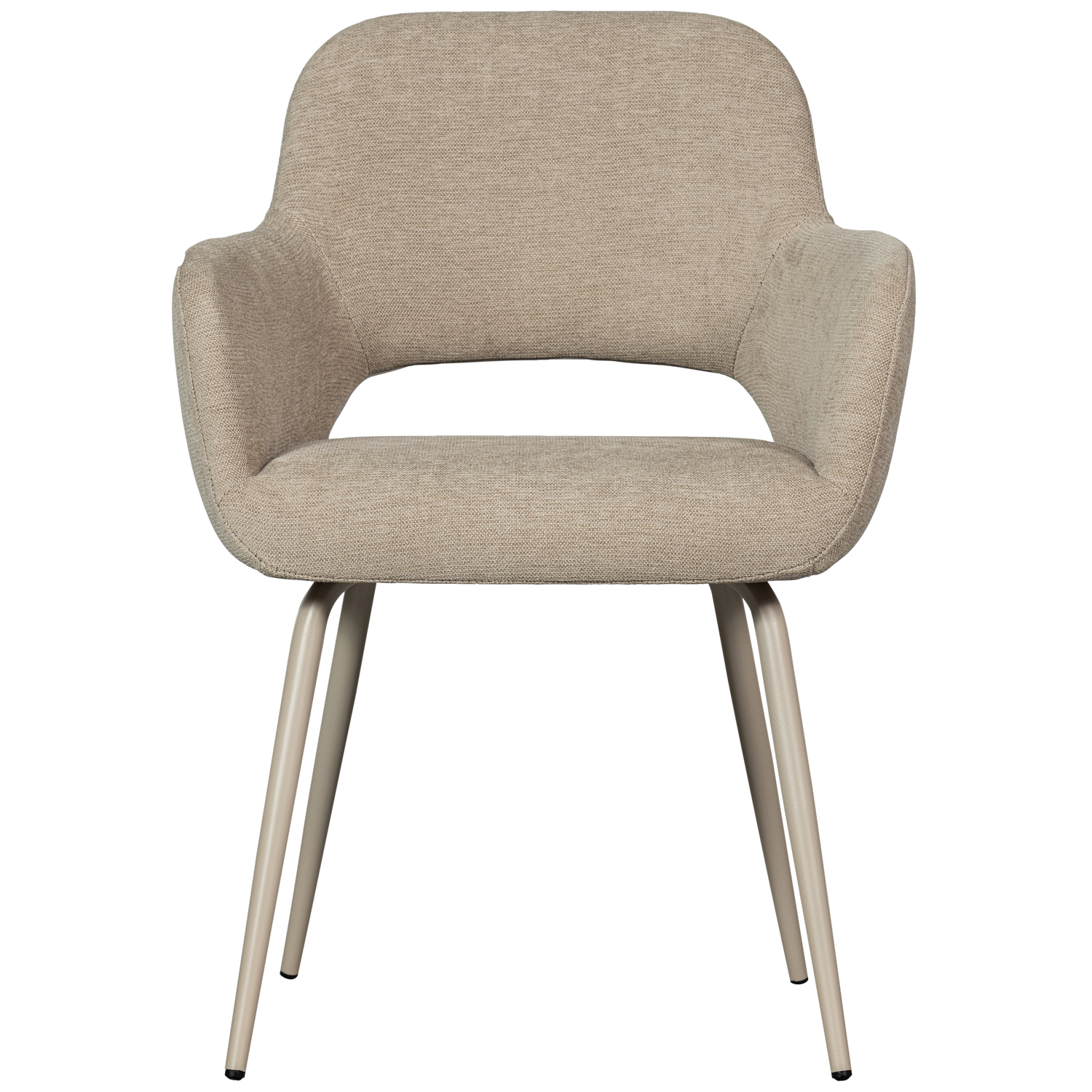 JENNY EETKAMERSTOEL GEWEVEN STOF NATUREL