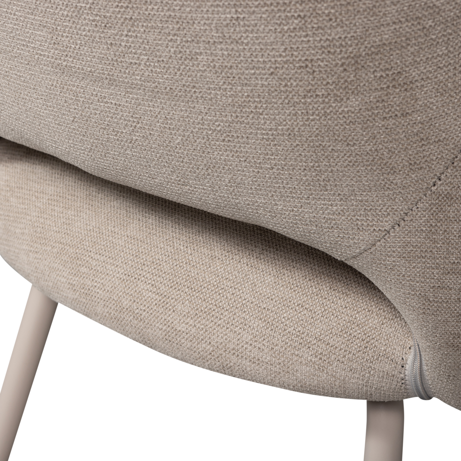 JENNY EETKAMERSTOEL GEWEVEN STOF NATUREL