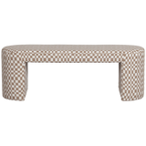 WOOOD - Jacob bankje ruit dessin zand