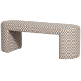 WOOOD - Jacob bankje ruit dessin zand