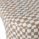 WOOOD - Jacob bankje ruit dessin zand