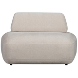 STERCK FAUTEUIL MET VERPLAATSBARE RUGLEUNING ZAND