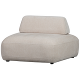 STERCK FAUTEUIL MET VERPLAATSBARE RUGLEUNING ZAND