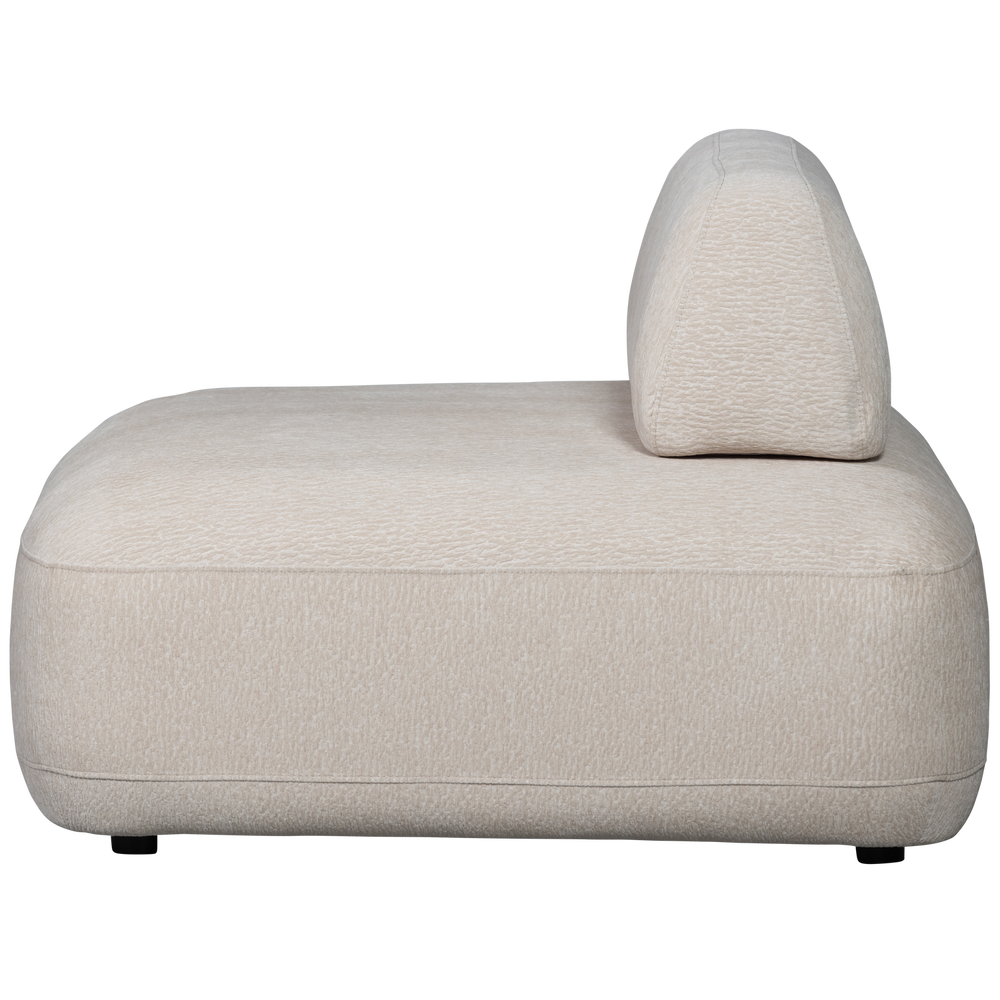 STERCK FAUTEUIL MET VERPLAATSBARE RUGLEUNING ZAND