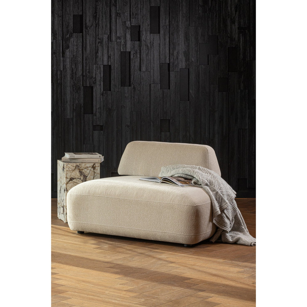 STERCK FAUTEUIL MET VERPLAATSBARE RUGLEUNING ZAND