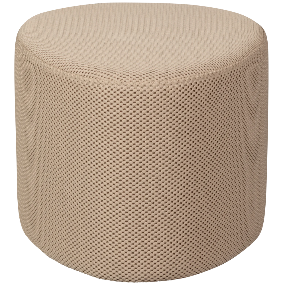 WOOOD - Poef mesh naturel 38x60x47CM