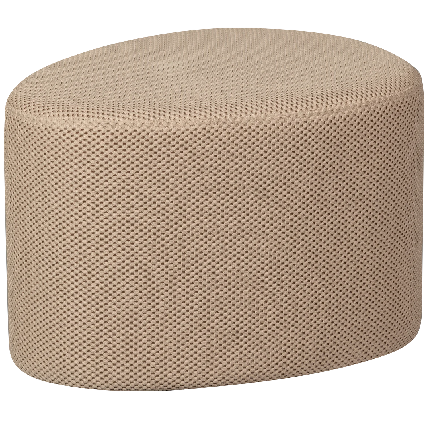 WOOOD - Poef mesh naturel 38x60x47CM