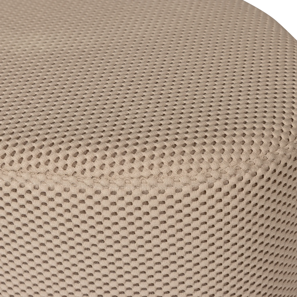WOOOD - Poef mesh naturel 38x60x47CM