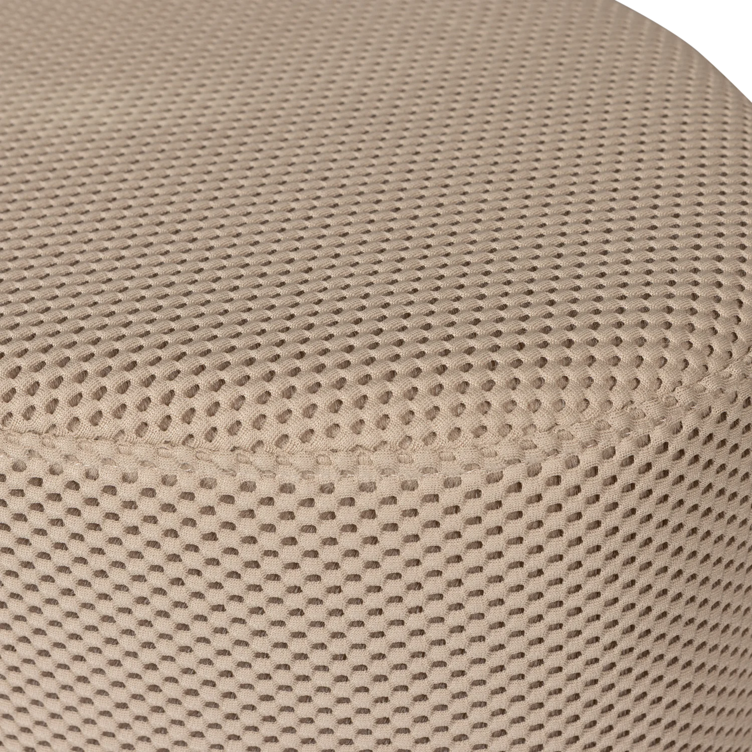 WOOOD - Poef mesh naturel 38x60x47CM