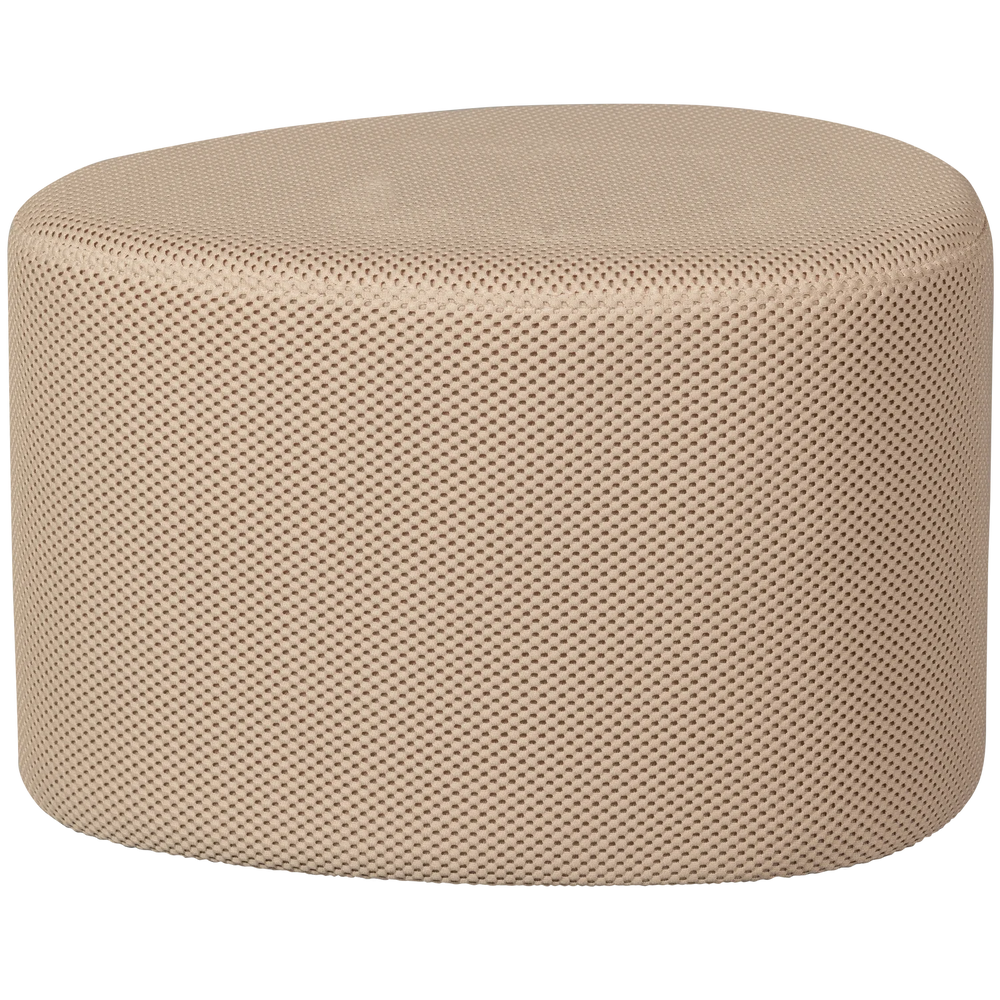 WOOOD - Poef mesh naturel 38x60x47CM