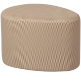 WOOOD - Poef mesh naturel 38x60x47CM