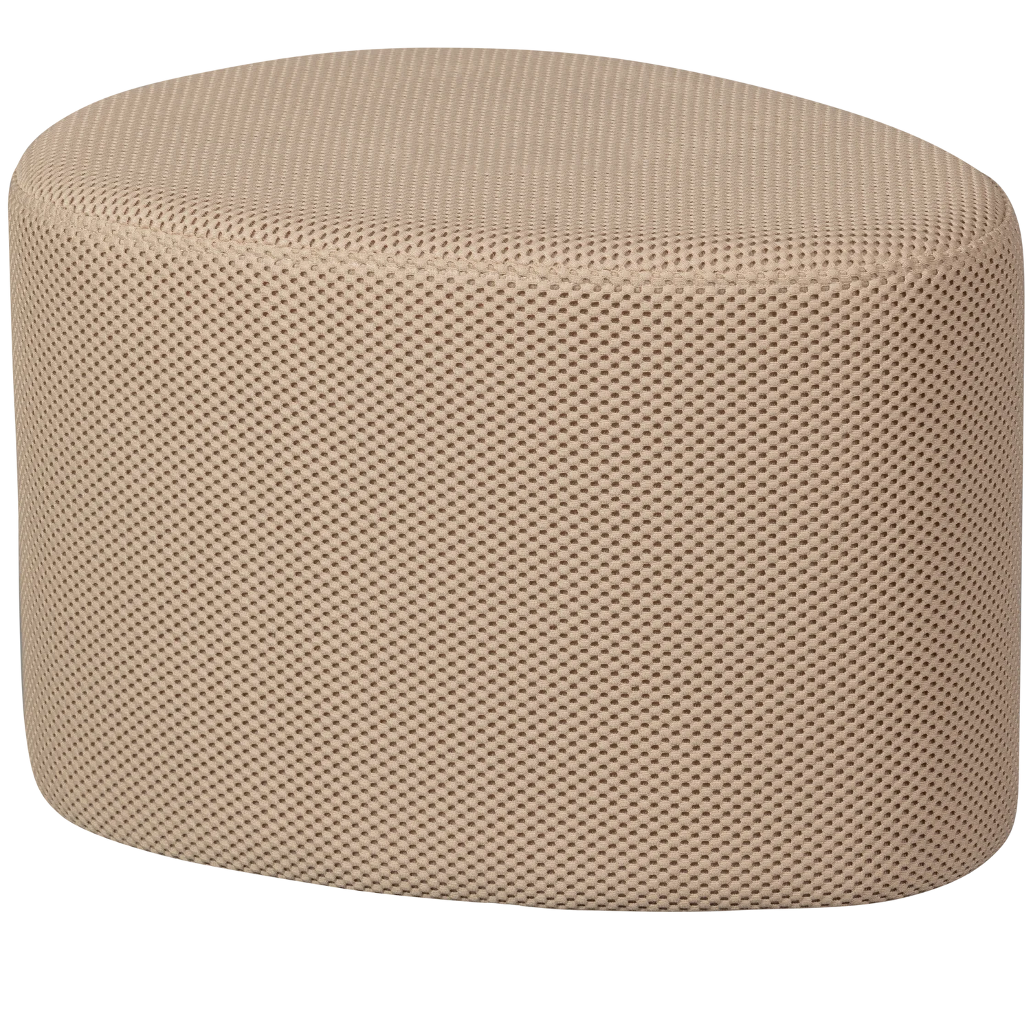 WOOOD - Poef mesh naturel 38x60x47CM