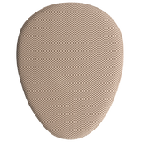 WOOOD - Poef mesh naturel 38x60x47CM