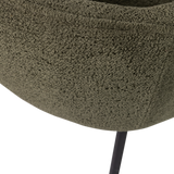 LEON EETKAMERSTOEL BOUCLE BOSGROEN