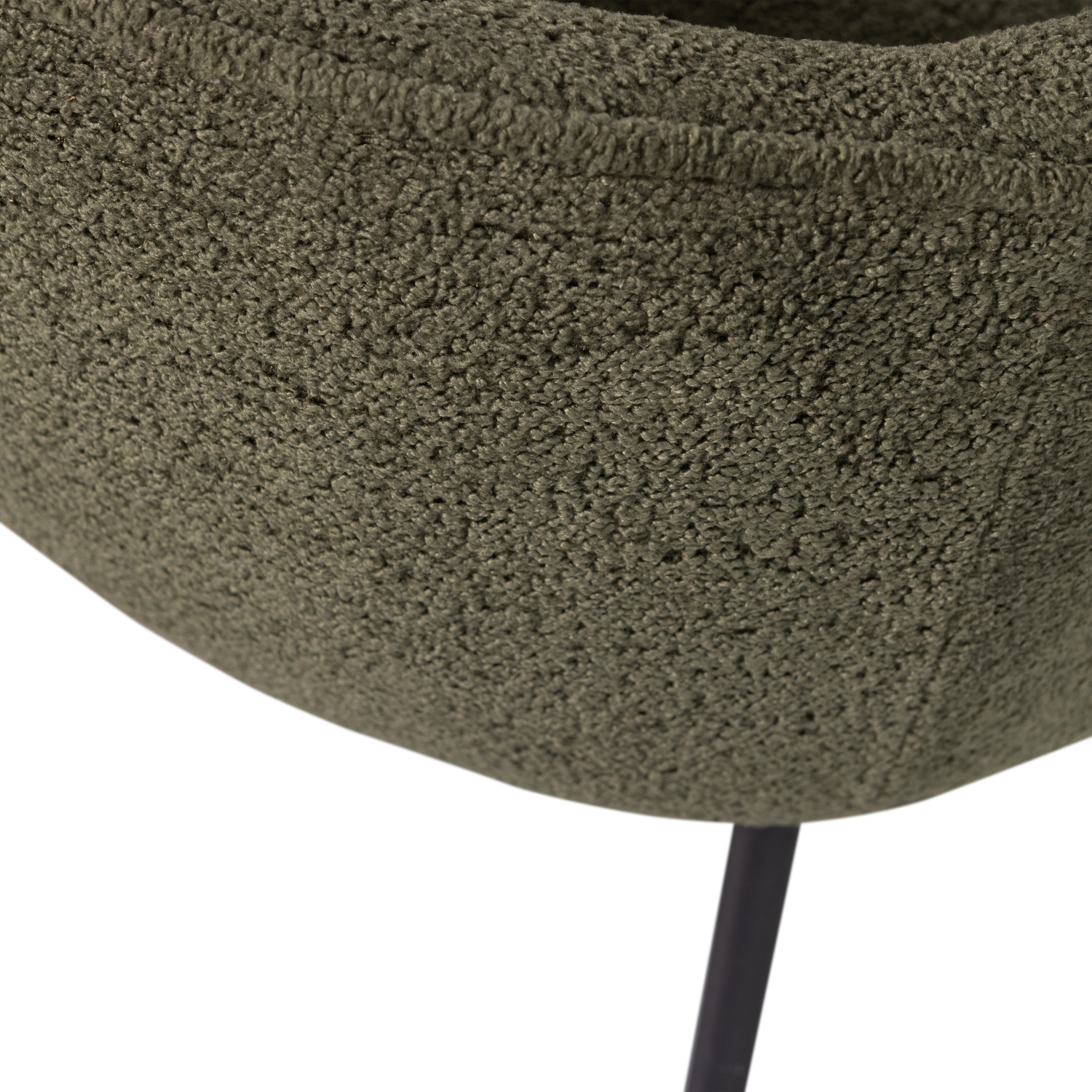 LEON EETKAMERSTOEL BOUCLE BOSGROEN