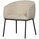 LEON EETKAMERSTOEL BOUCLE NATUREL MELANGE