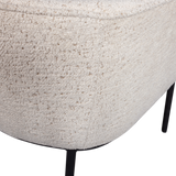 LEON EETKAMERSTOEL BOUCLE NATUREL MELANGE