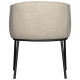 LEON EETKAMERSTOEL BOUCLE NATUREL MELANGE