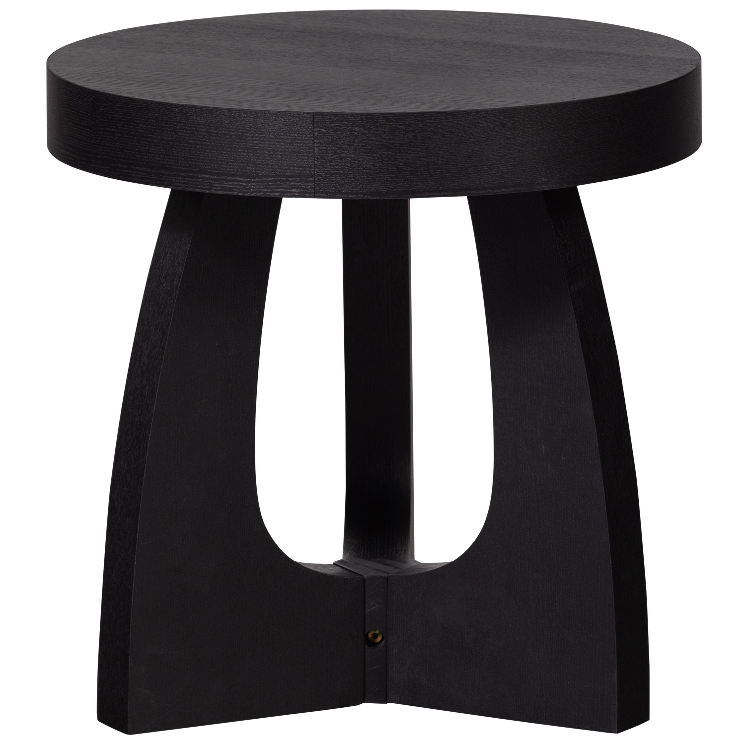 TALA BIJZETTAFEL MDF FINEER ZWART 45XO45 CM