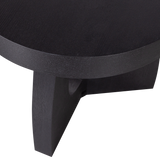 TALA BIJZETTAFEL MDF FINEER ZWART 45XO45 CM