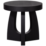 TALA BIJZETTAFEL MDF FINEER ZWART 45XO45 CM