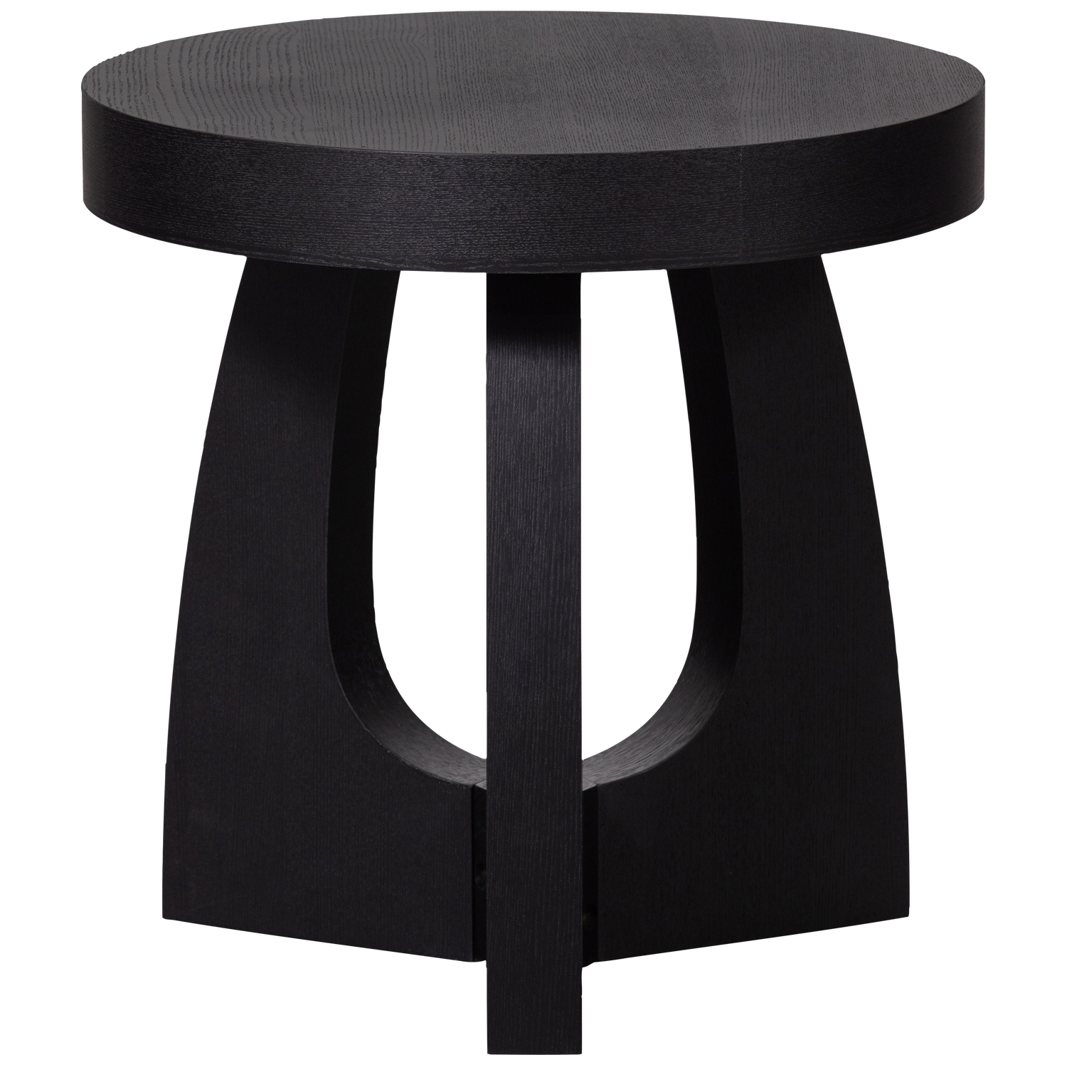 TALA BIJZETTAFEL MDF FINEER ZWART 45XO45 CM