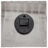 Klok Zaria WOOOD - zwart cement rond 30cm